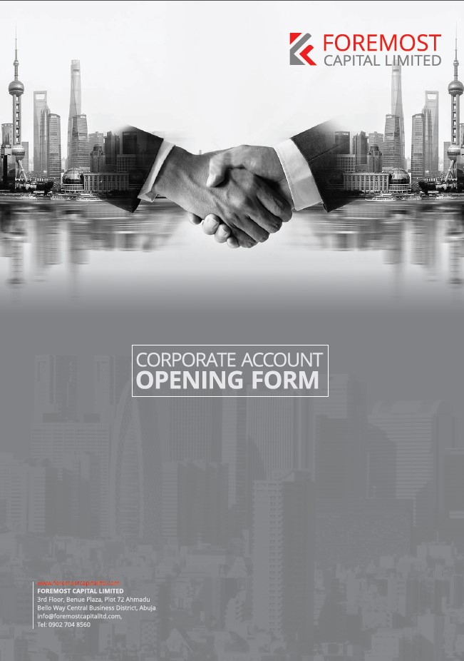 Corporate Account Opening Form